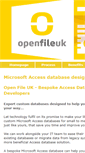 Mobile Screenshot of open-file.co.uk